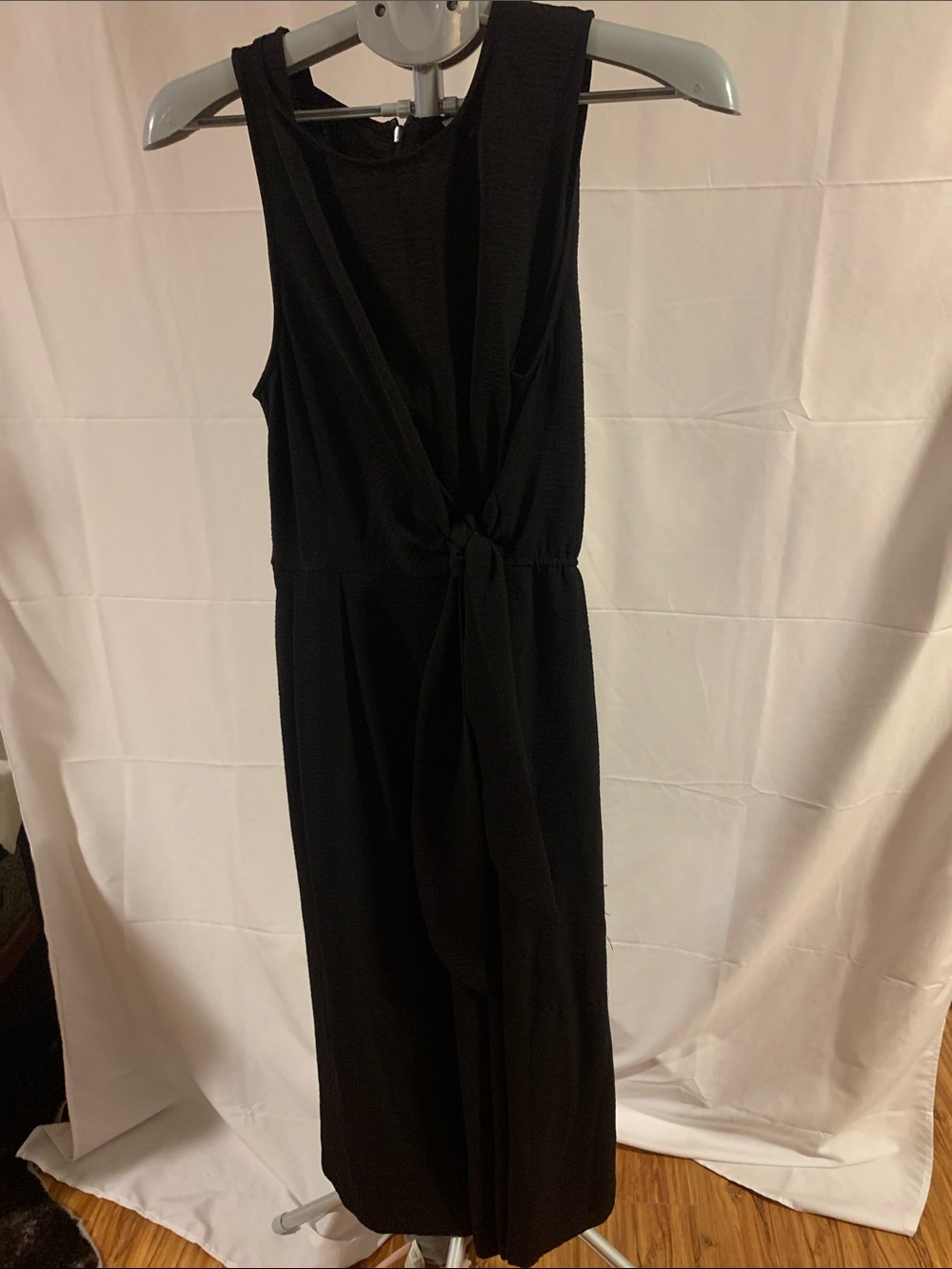 DKNY black jumpsuit wide leg X-Large